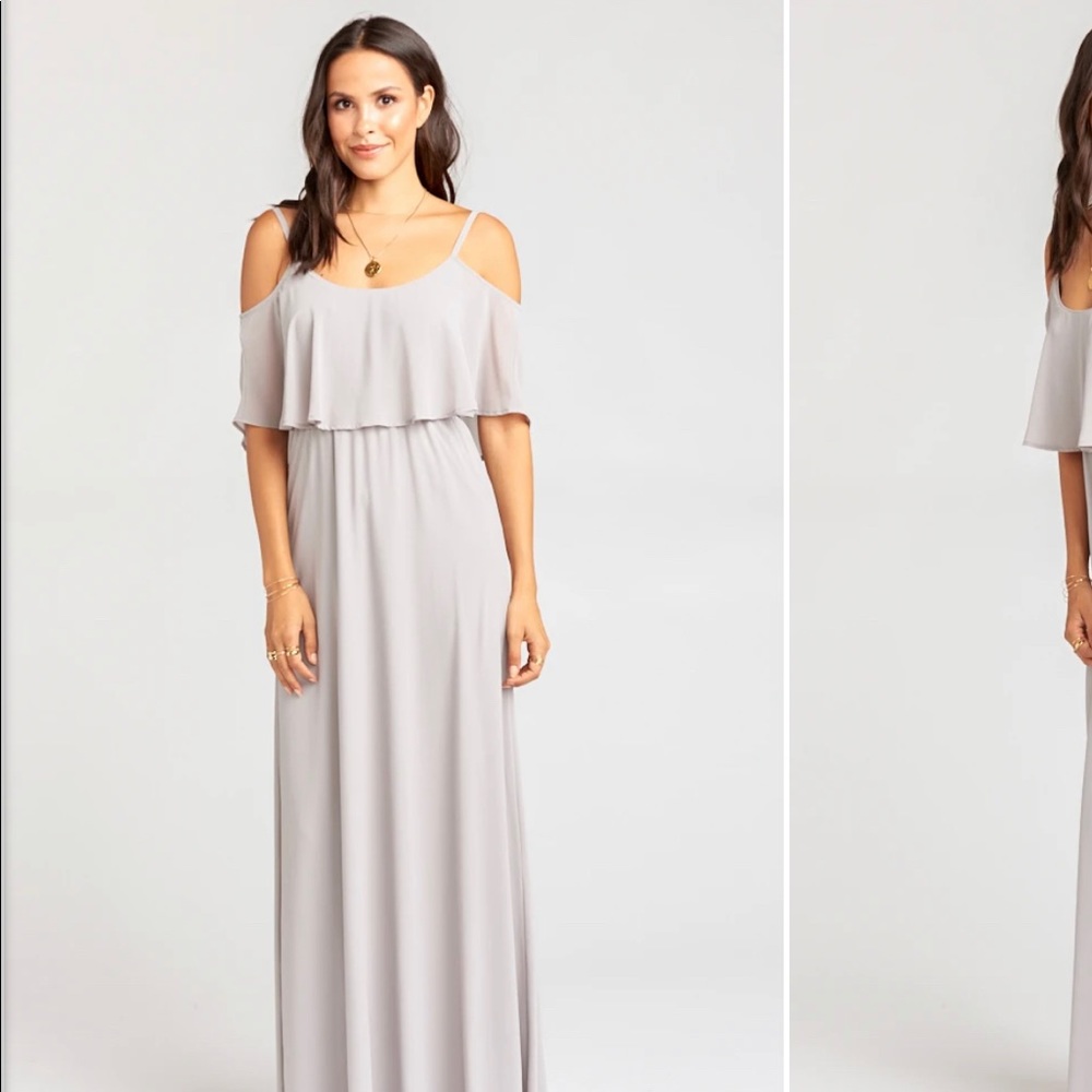 Off the shoulder Bridesmaid Dress